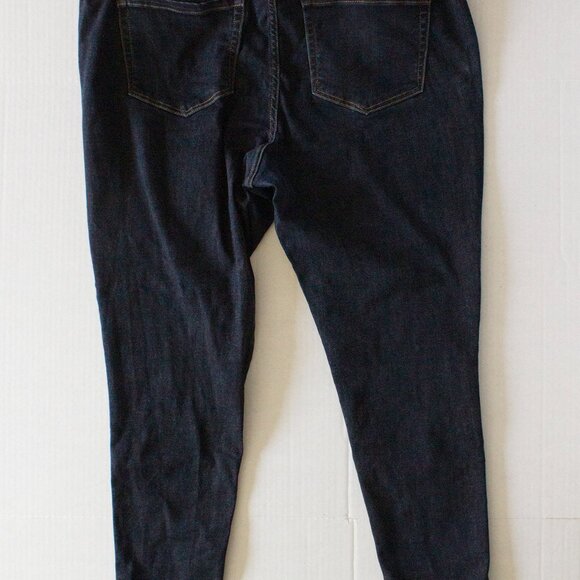 Lane Bryant -Dk Blue Essential Stretch Mid-Rise Skinny Jeans - Womens 18 - Picture 3 of 3